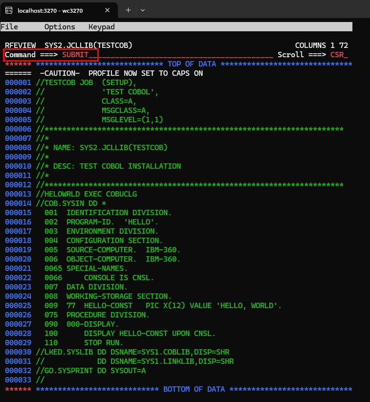 Emulate your own mainframe 11