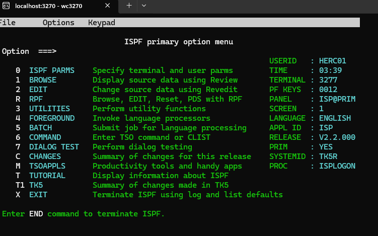Emulate your own mainframe 3