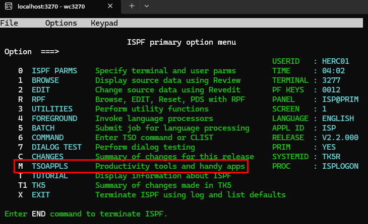 Emulate your own mainframe 4