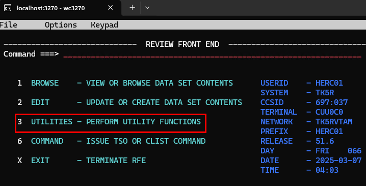 Emulate your own mainframe 6
